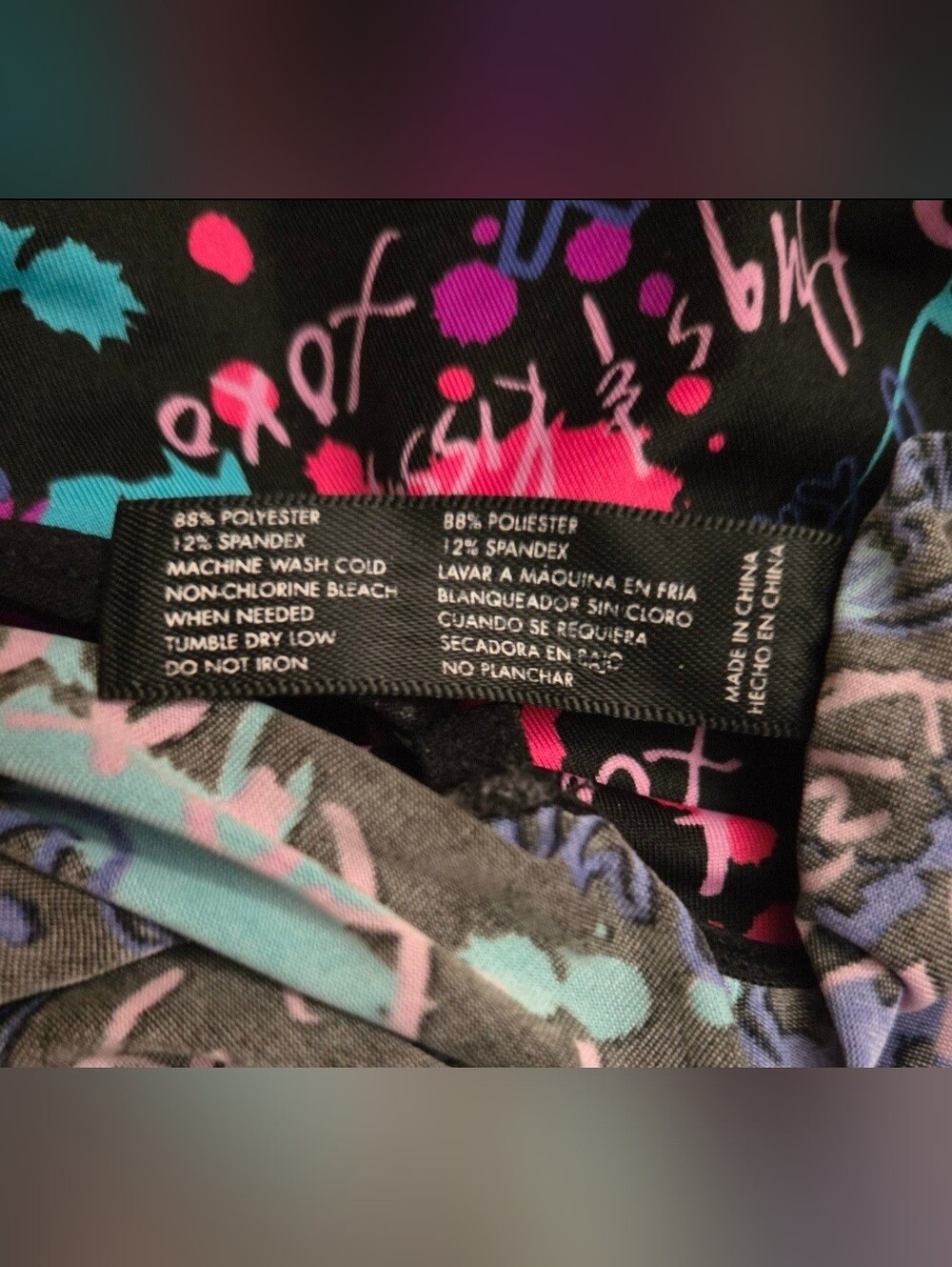 XOXO y2k brand graffiti print ruffle babydoll sleep dress Size XL - Picture 3 of 3